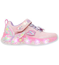 Skechers Sko - Butterfly Bliss - Pink m. Glitter