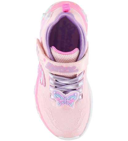Skechers Sko - Butterfly Bliss - Pink m. Glitter