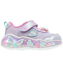 Skechers Sko - Lil Butterfly Bliss - Purple m. Glitter