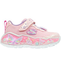 Skechers Sko - Lil Butterfly Bliss - Pink m. Glitter
