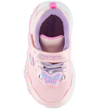 Skechers Sko - Lil Butterfly Bliss - Pink m. Glitter