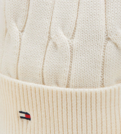 Tommy Hilfiger Hue - Cable Strik - Ivory PetalYellow