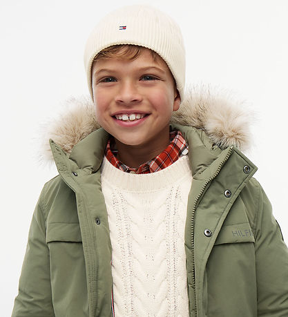 Tommy Hilfiger Hue - Cable Strik - Ivory PetalYellow