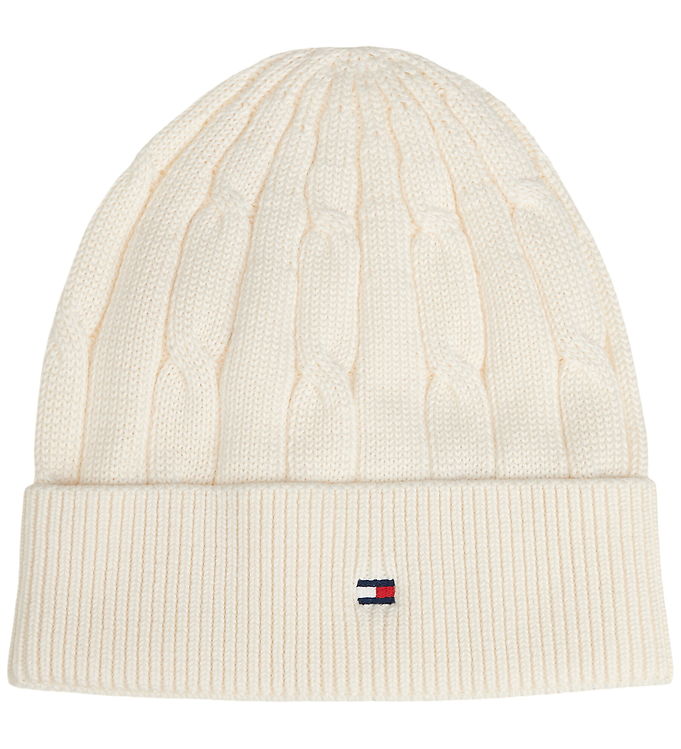 Tommy Hilfiger Hue - Cable Strik - Ivory PetalYellow
