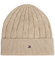 Tommy Hilfiger Hue - Cable Strik - Gentle Gold Heather Beige