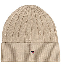 Tommy Hilfiger Hue - Cable Strik - Gentle Gold Heather Beige
