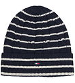 Tommy Hilfiger Hue - Cable Strik - Dark Blue/Ivory Petal Stripe 