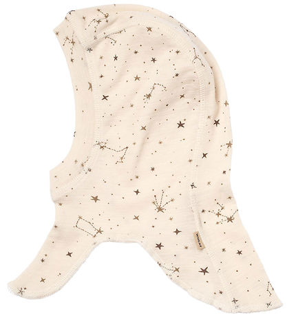 Wheat Elefanthue - Uld - 1-lags - 2-pak - Felix - Eggshell Stars