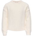 Kids Only Bluse - Strik - KogNewPiumo - Cloud Dancer