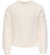Kids Only Bluse - Strik - KogNewPiumo - Cloud Dancer