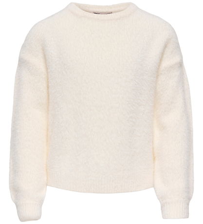 Kids Only Bluse - Strik - KogNewPiumo - Cloud Dancer