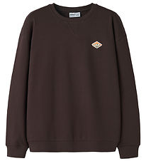 Name It Sweatshirt - NkmOlan - Chocolate Plum