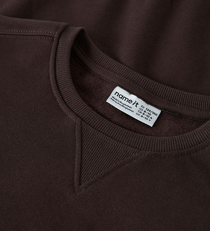 Name It Sweatshirt - NkmOlan - Chocolate Plum
