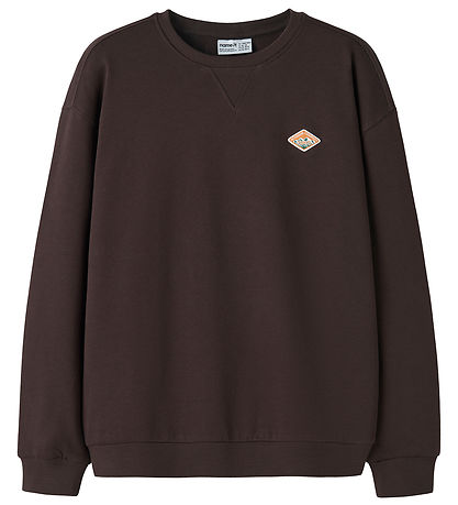 Name It Sweatshirt - NkmOlan - Chocolate Plum