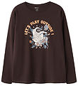 Name It Bluse - NkmVictor - Chocolate Plum/Space Skate