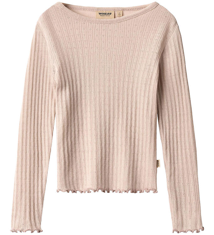 Wheat Bluse - Uld/Silke - Alli - Pale Lilac