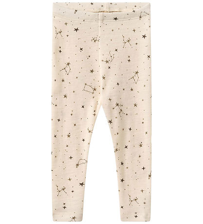 Wheat Leggings - Uld - Agi - Eggshell Stars
