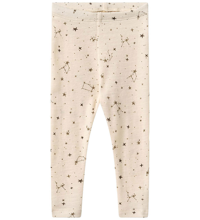 Wheat Leggings - Uld - Agi - Eggshell Stars