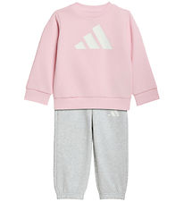 adidas Performance Sweatsæt - I BL FL Jog - Clpink/White/White