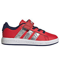 adidas Performance Sko - Grand Court - Spider-Man EL - Purrub/Si