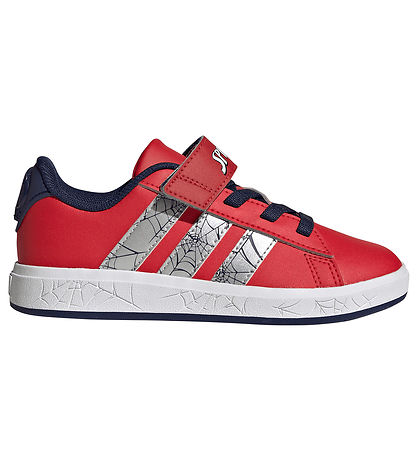 adidas Performance Sko - Grand Court - Spider-Man EL - Purrub/Si