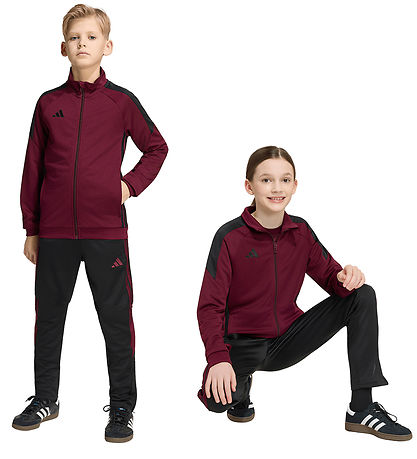 adidas Performance Træningssæt - Tiro ES TS - Maroon/Black/Black