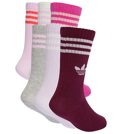adidas Originals Strømper - 6-pak - 3S Crew - Clowhi/Icelav/Orcf