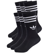 adidas Originals Strømper - 6-pak - 3S Crew - Black/White