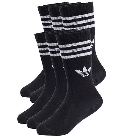 adidas Originals Strømper - 6-pak - 3S Crew - Black/White