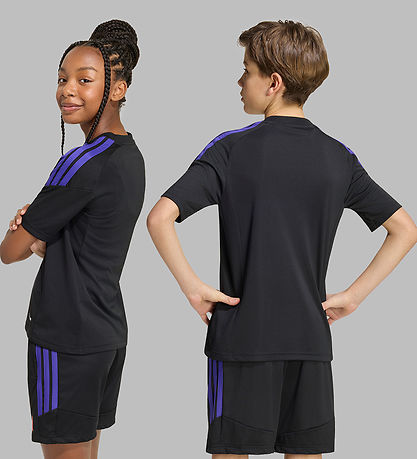 adidas Performance T-shirt - Tiro26L - Black/Purpir/Semtur