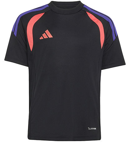 adidas Performance T-shirt - Tiro26L - Black/Purpir/Semtur