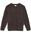 Minymo Bluse - Strik - Plum Truffle