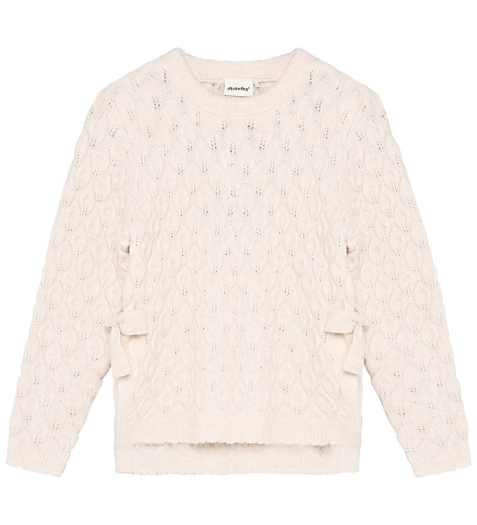 Minymo Bluse - Strik - Pink Tint