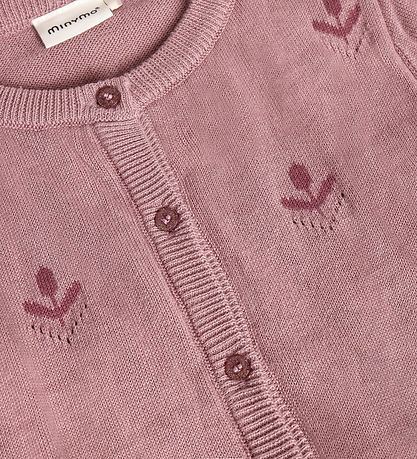 Minymo Cardigan - Strik - Nostalgia Rose