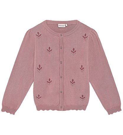 Minymo Cardigan - Strik - Nostalgia Rose