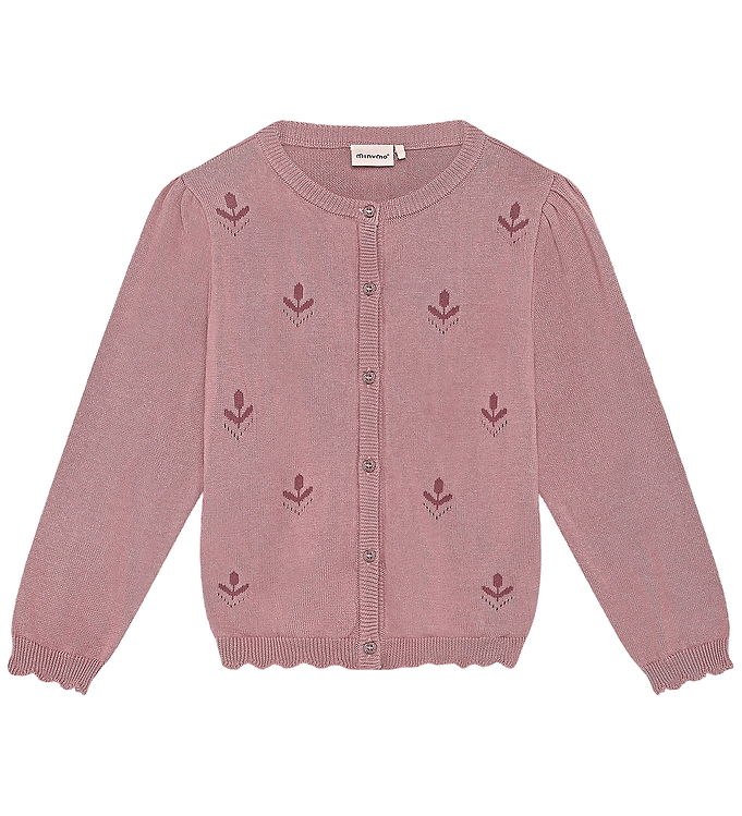 Minymo Cardigan - Strik - Nostalgia Rose