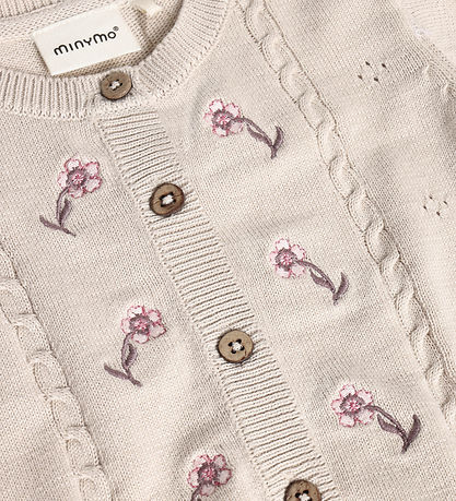 Minymo Cardigan - Strik - Pink Tint