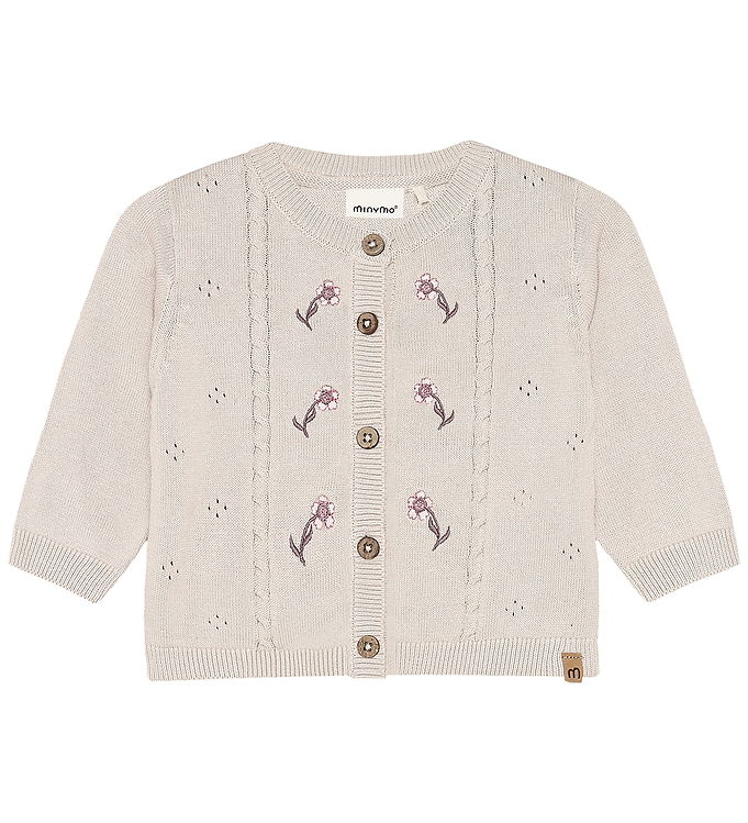 Minymo Cardigan - Strik - Pink Tint