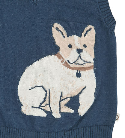 Müsli Vest - Strik - Navy