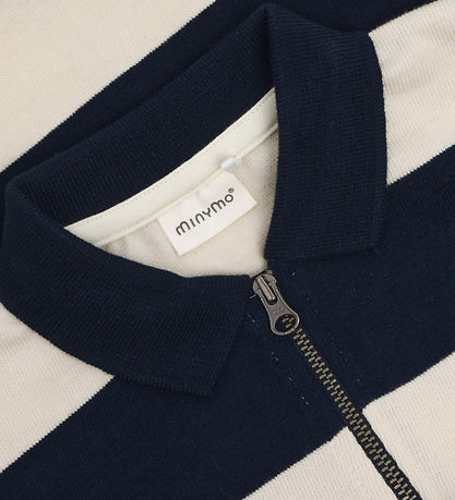 Minymo Bluse - Zip - Dark Sapphire