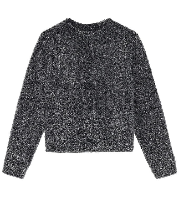 Minymo Cardigan - Strik - Tap Shoe m. Sølvglimmer