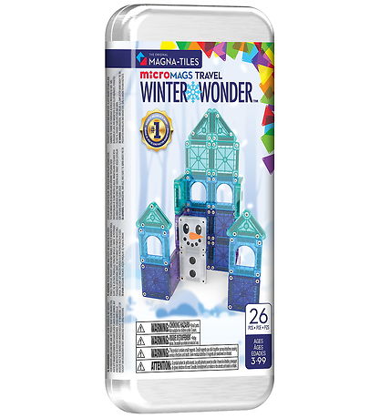 Magna-Tiles Magnetsæt - 26 Dele - Winter Wonderland Travel