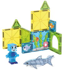 Magna-Tiles Magnetsæt - 13 Dele - Shark Dive