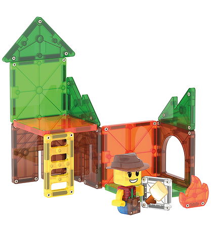 Magna-Tiles Magnetsæt - 16 Dele - Camp Out