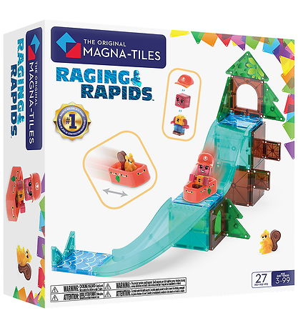 Magna-Tiles Magnetsæt - 27 Dele - Raging Rapids