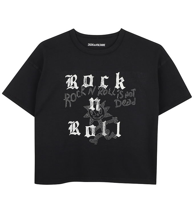 Zadig & Voltaire T-shirt - Sort m. Print