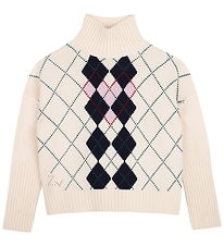 Zadig & Voltaire Bluse - Strik - Off White m. Tern