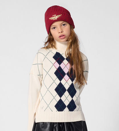 Zadig & Voltaire Bluse - Strik - Off White m. Tern