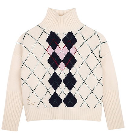 Zadig & Voltaire Bluse - Strik - Off White m. Tern