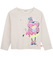 Billieblush T-shirt - Ivory m. Palietter